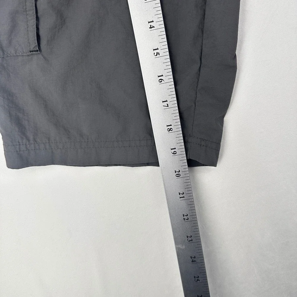 Columbia Kids Silver Ridge Cargo Shorts Grey Nylon Hiking Sun Protection 10/12